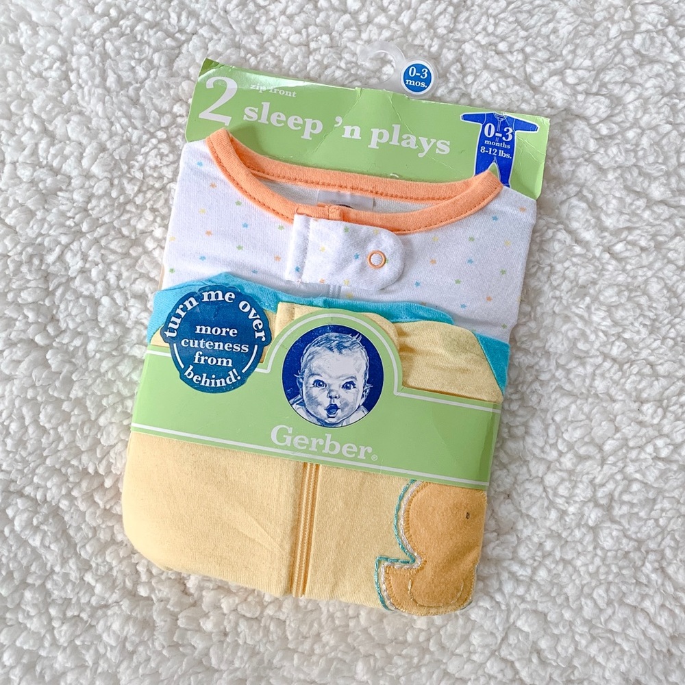 Gerber Pajamas Sleepers 2 Pack